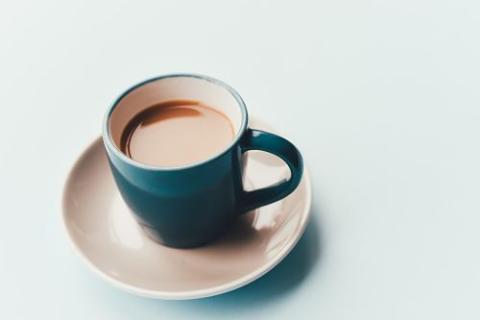 image of a coffee cup with coffee inside