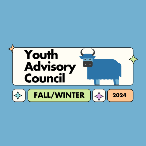 Youth Advisory Council with Blue Yak image