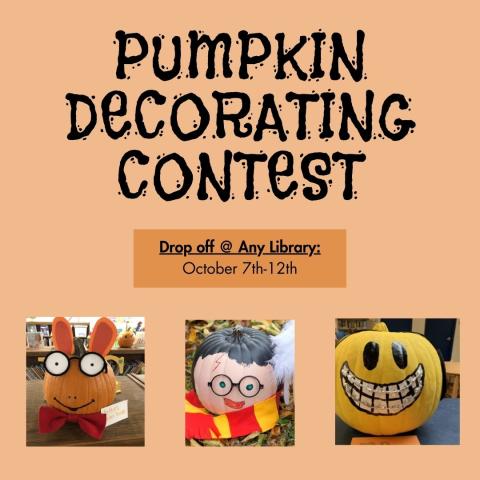 October 2024 pumpkin decorating contest