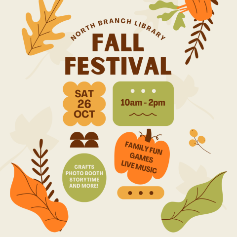 Fall Festival, Saturday, October 26th, 10am-2pm