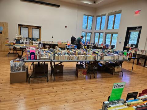 Used book sale at the Senior Center in Frisco Colorado