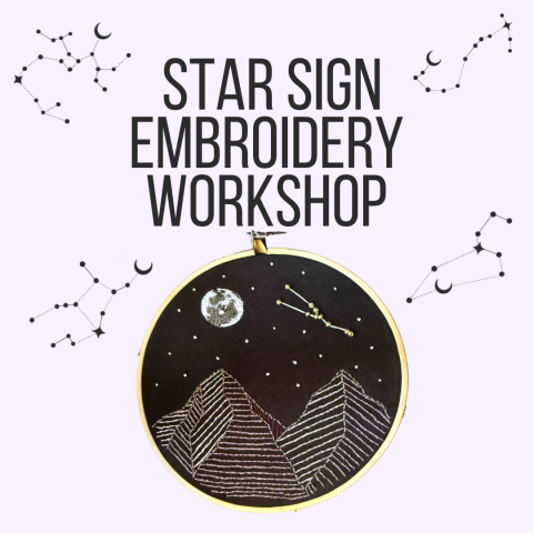 Star Sign Embroidery Workshop