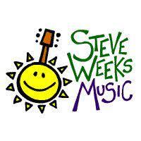 steve weeks music logo with guitar and sun 