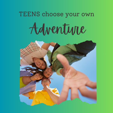 Teens playing game