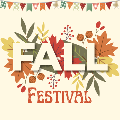 Fall Festival on a leaf background