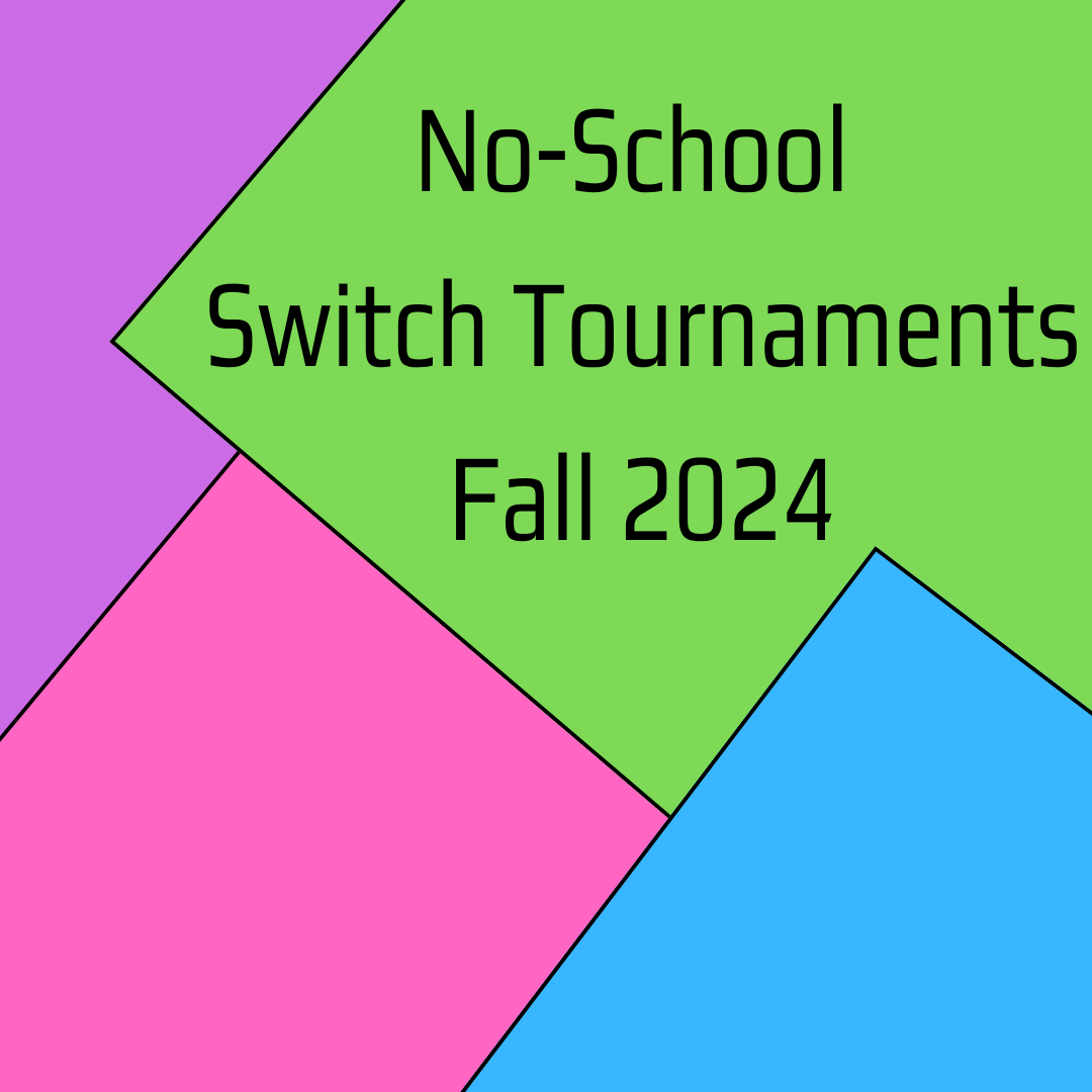 No School Switch Tournament on Bright Colored background