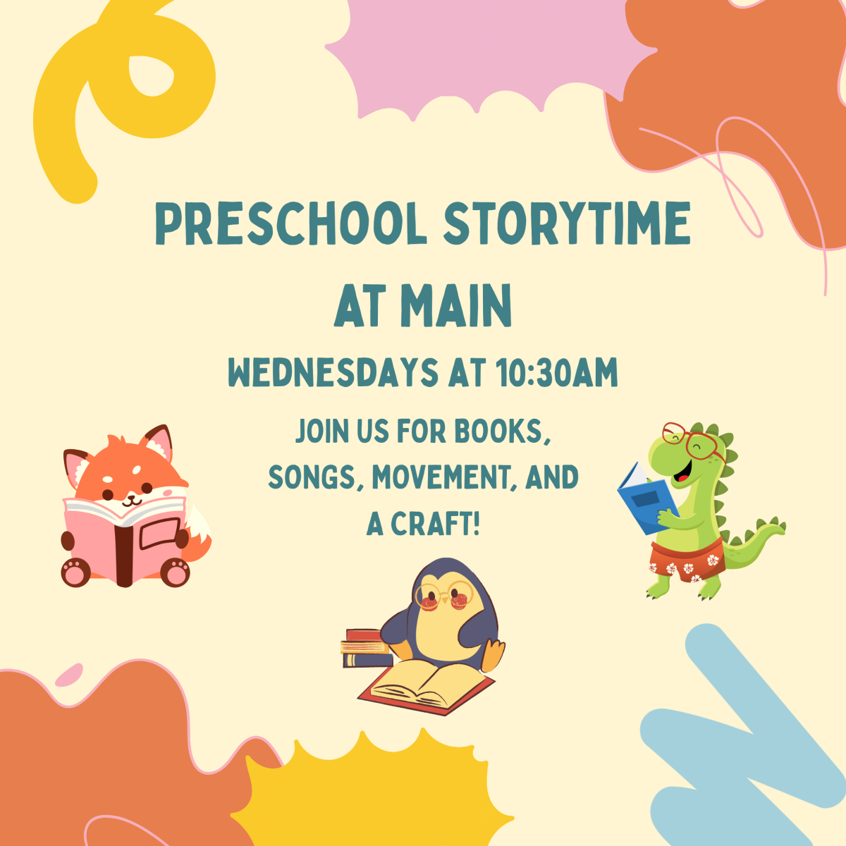 Preschool Storytime at Main 